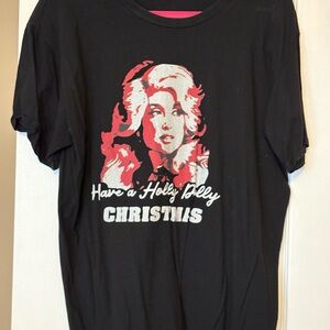 Have a Holly Dolly Christmas Dolly Parton T-shirt Size L